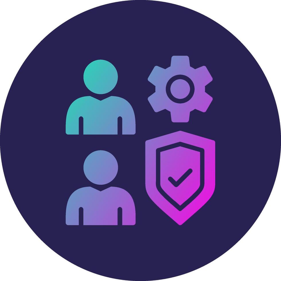 Protection Geometric Styled Badge Design Visual vector