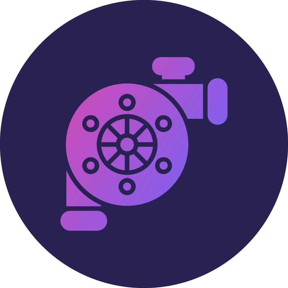 Turbo Gradient Colored Visual UI Form vector