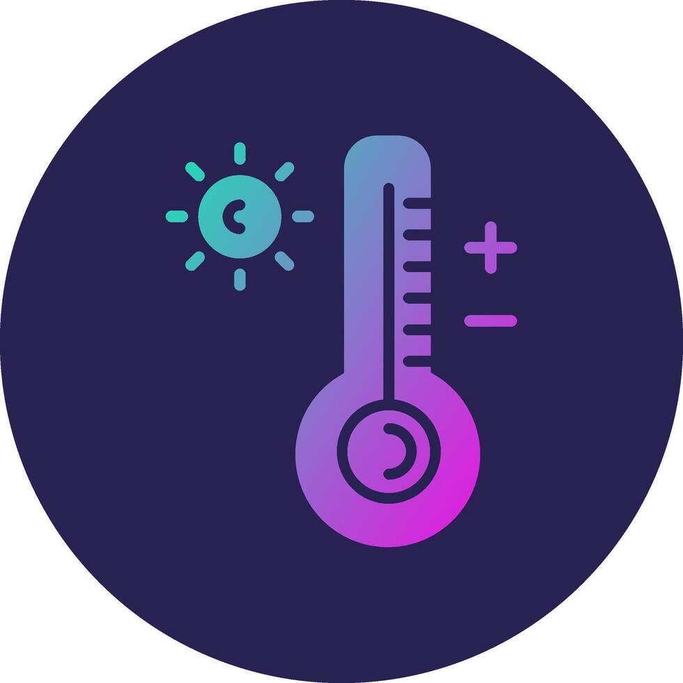 Temperature Responsive Application Based UI Shape vector