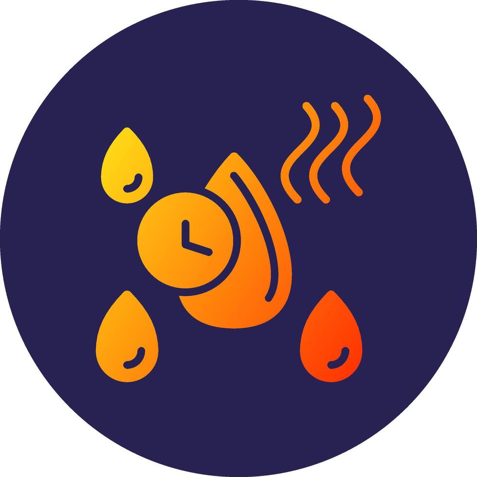 Quick Dry Pixel Style Inspired Badge Element vector