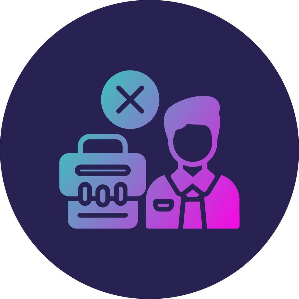 Job Clean UI Concept Design Badge vector