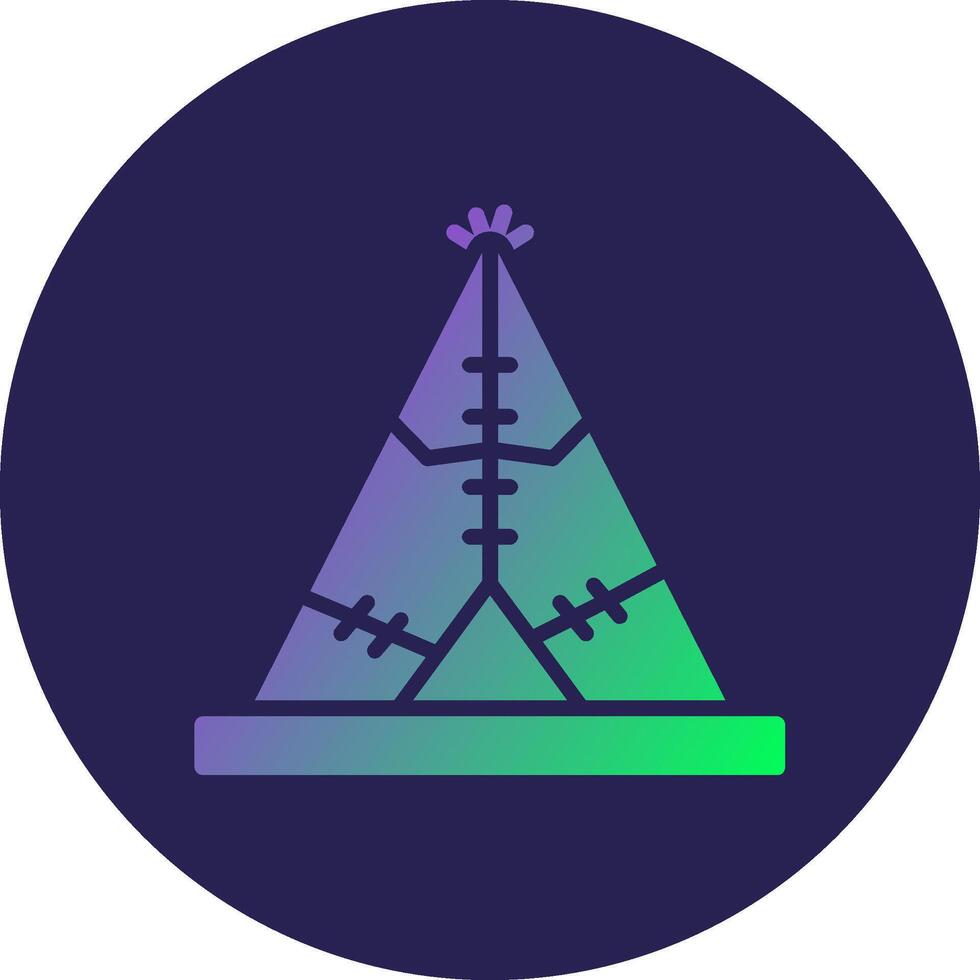Tent Minimal User Interface Design Element vector