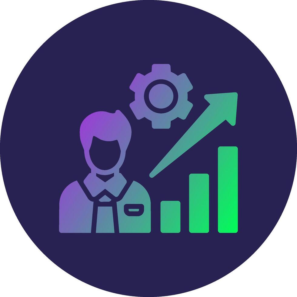 Career Smooth UI Inspired Symbol Form vector