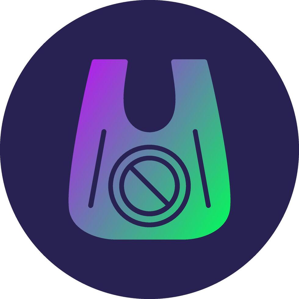 Plastic Bag Modular Based Form Symbol vector