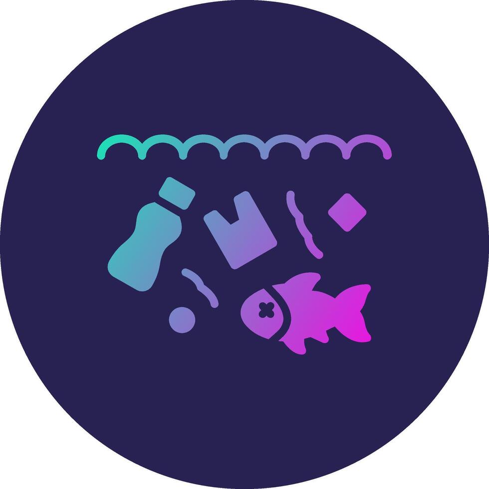 Ocean Vibrant Visual Based Design Object vector