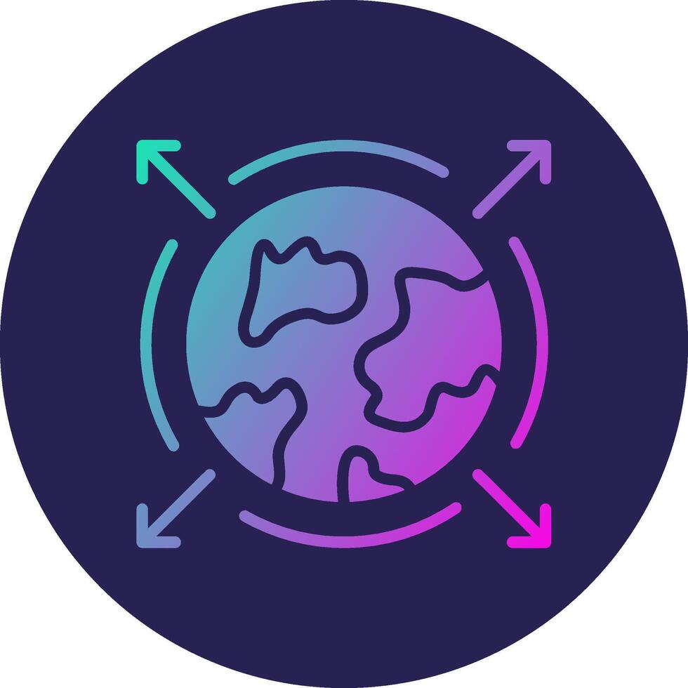 Global distribution Application Based UI Graphic Design vector