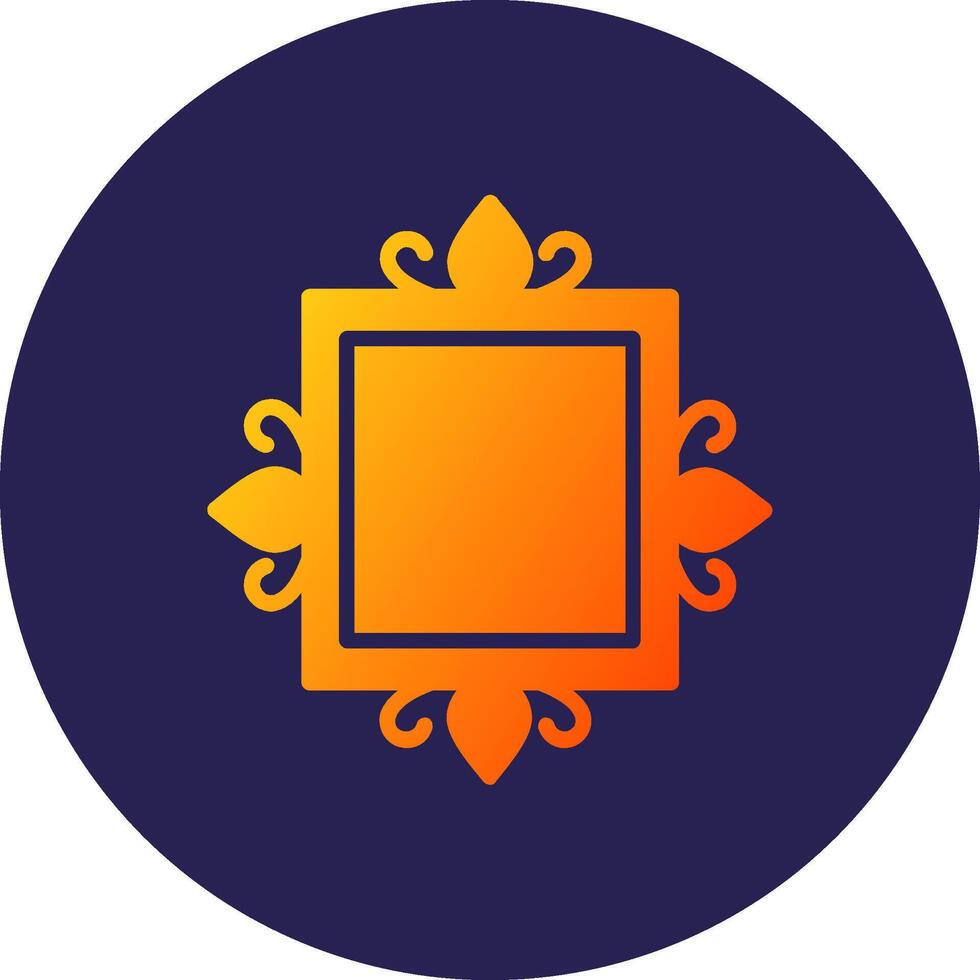 Frame Web Styled Graphic Design Piece vector