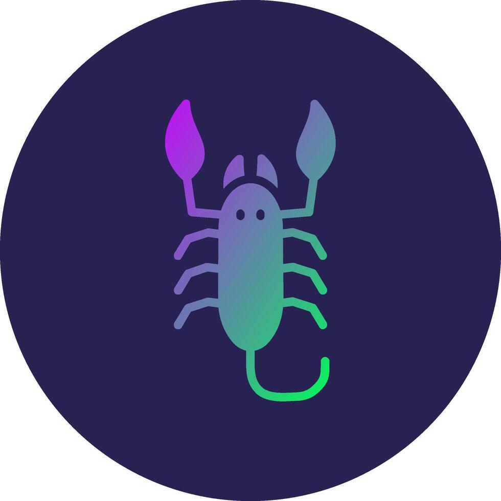 Scorpion Coded UI Inspired Symbol Design vector