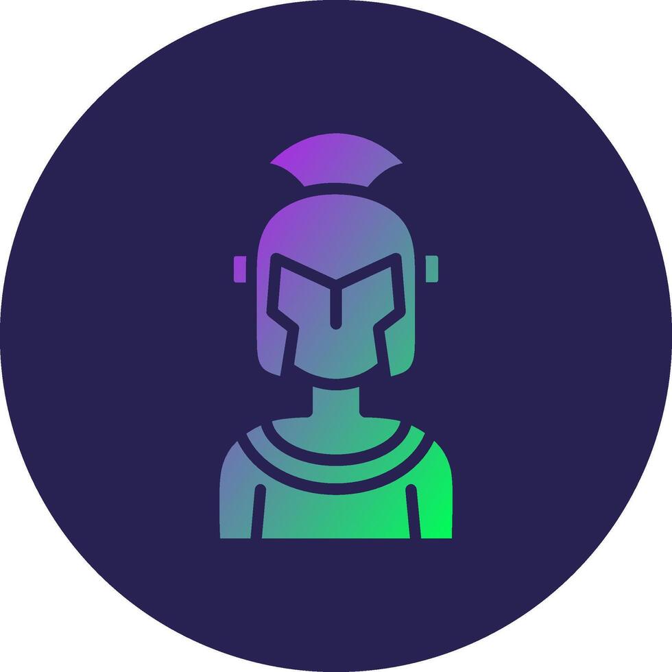 Gladiator Creative Grid Inspired Symbol Design vector