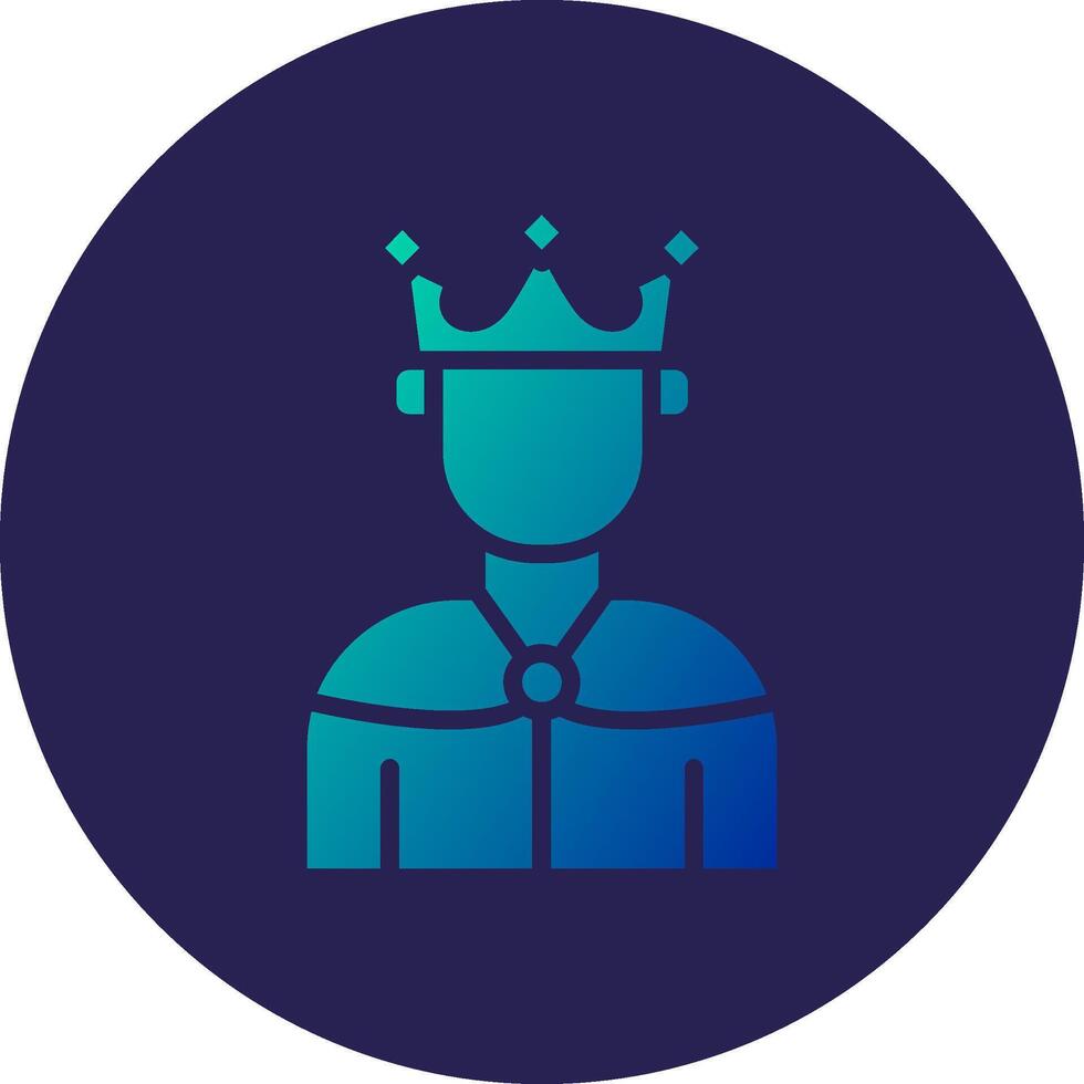 King Smooth Application Visual Design Style vector