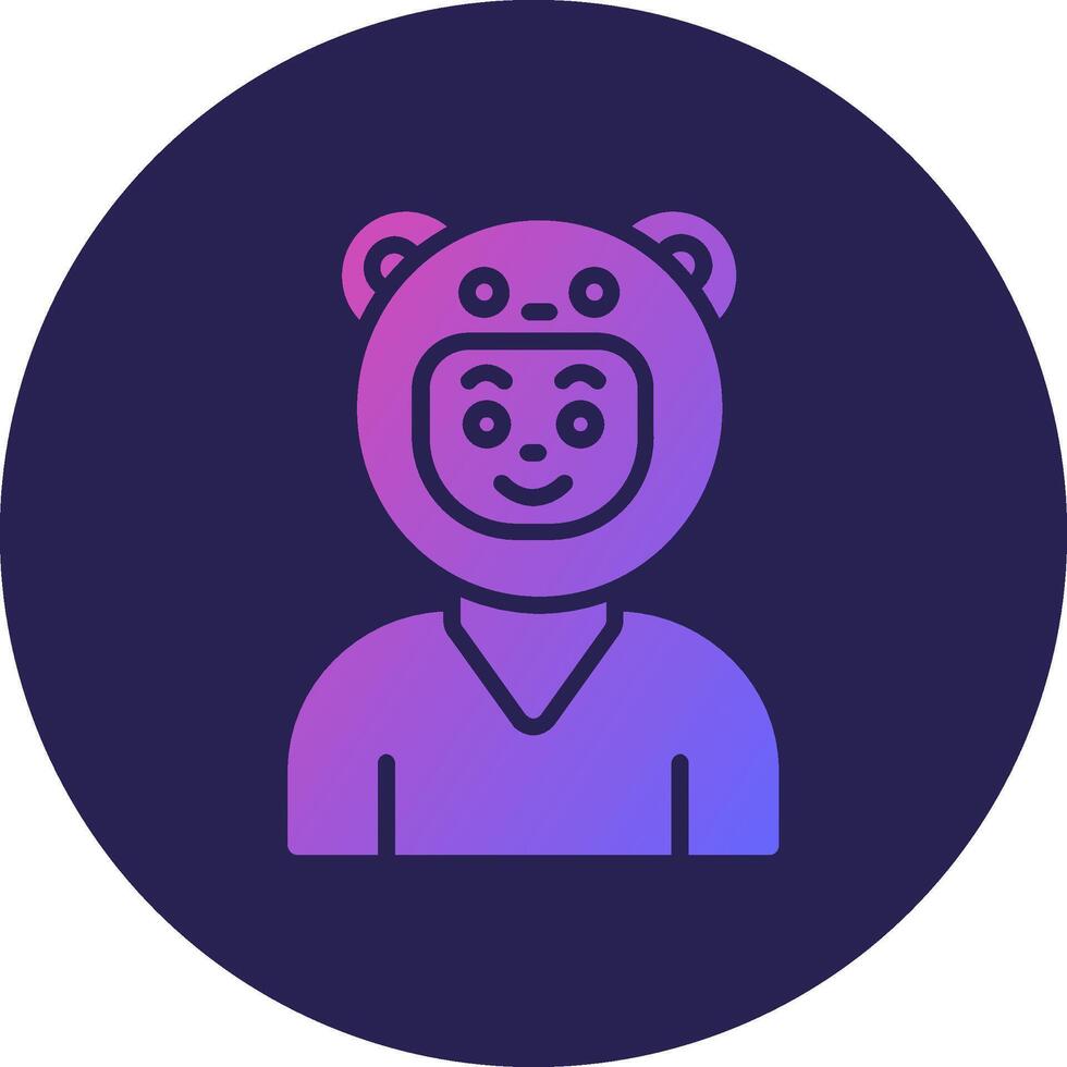 Bear Clean UI Concept Design Badge vector