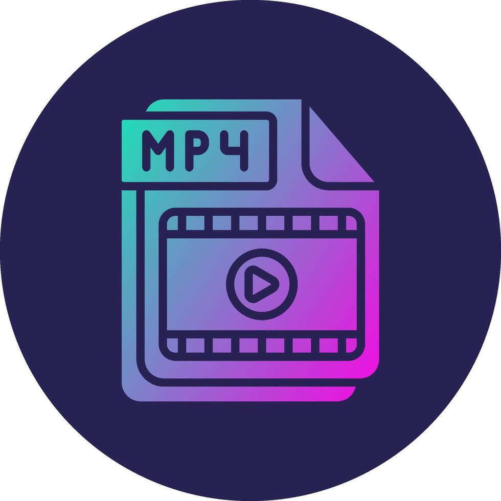 MP4 Monotone Sketch Design Style Artwork vector