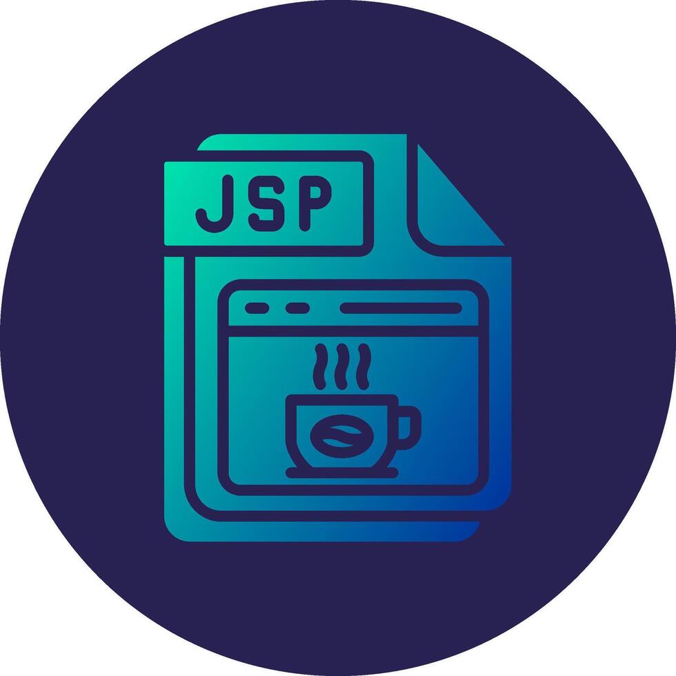 JSP Clean UI Concept Design Badge vector