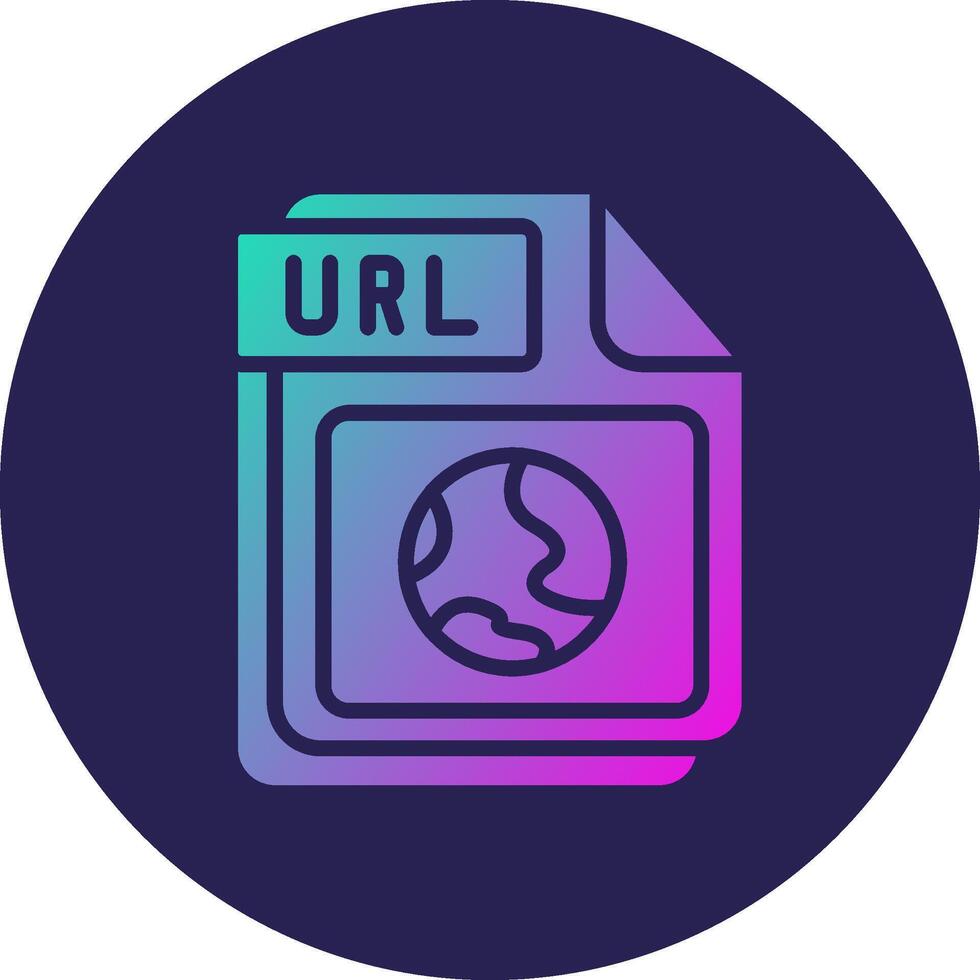 URL Cool Tone Style Form Object vector