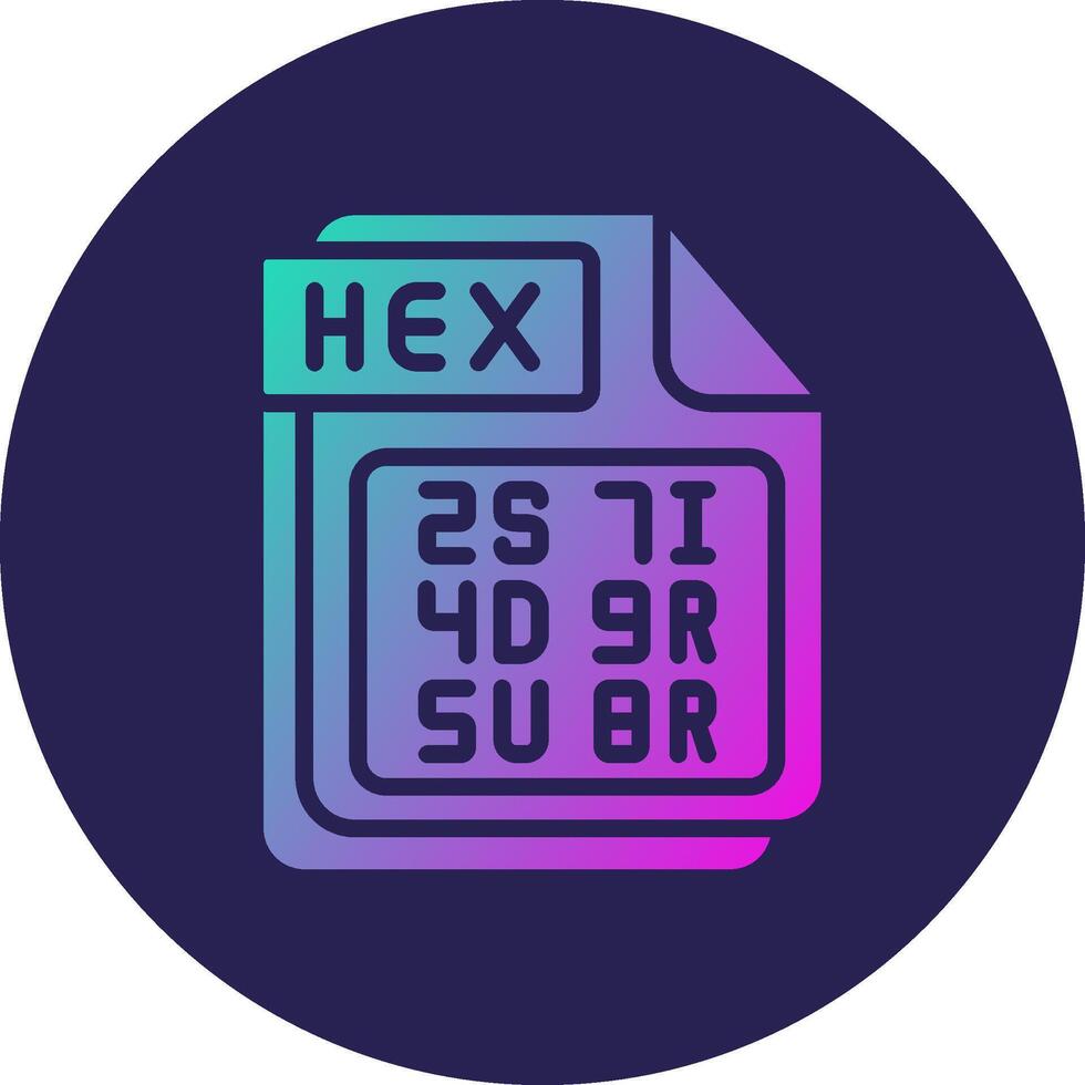 HEX 3D Interface Shape Graphic Element vector
