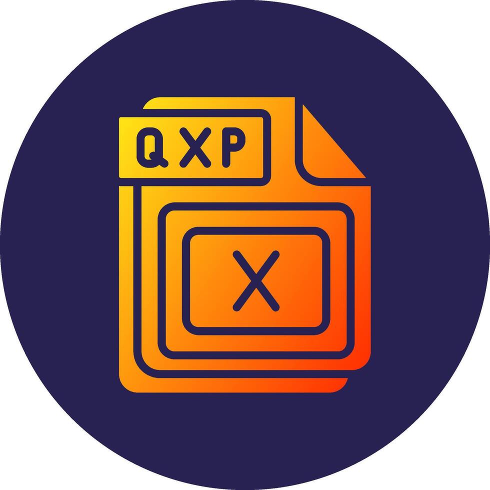 QXP Web Based Design Element Symbol vector