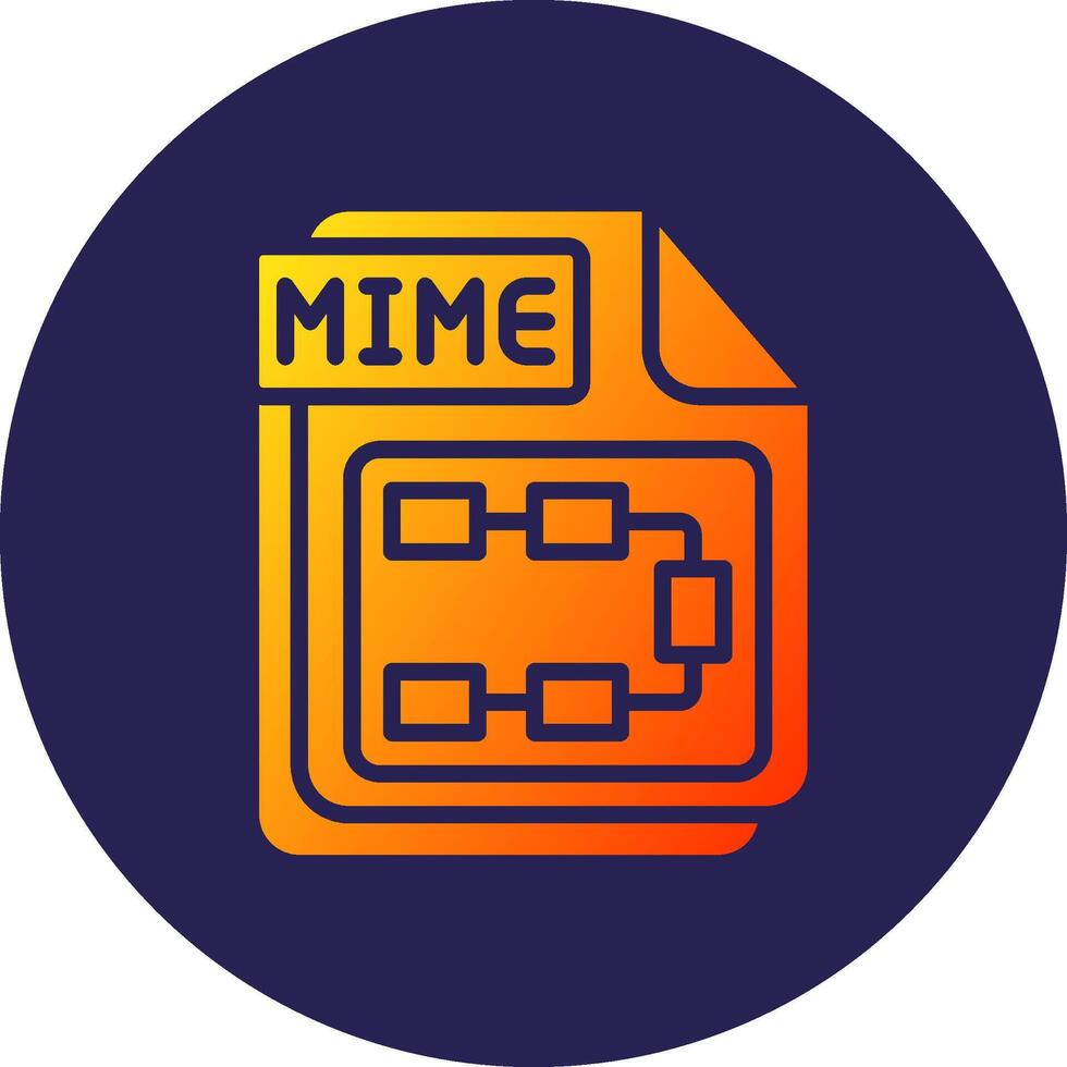 MIME Smooth Application Visual Design Style vector