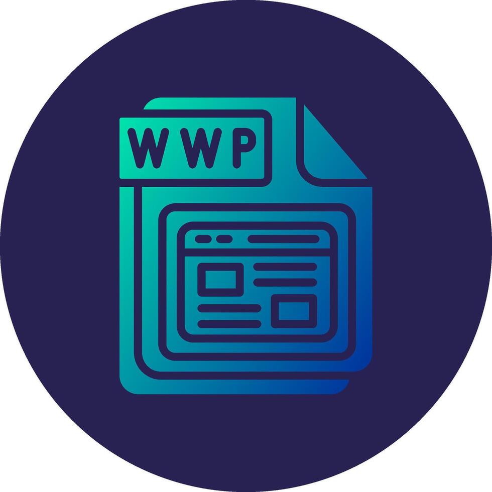 WWP Muted Colored User Interface Design vector
