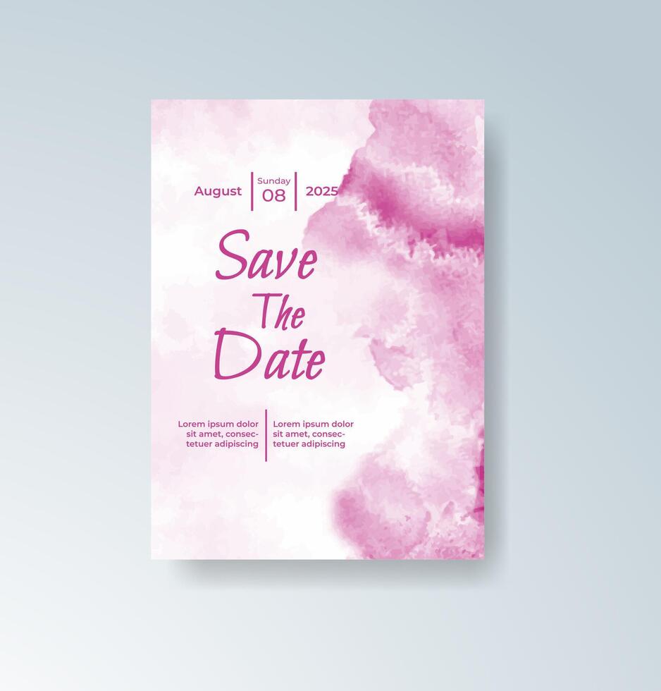 Subtle watercolor leaves with elegant font. vector
