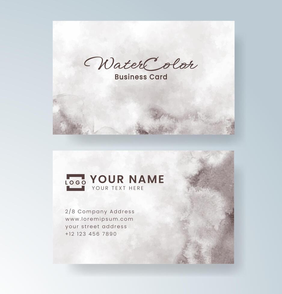 Light artistic flair using watercolor washes in the background. vector