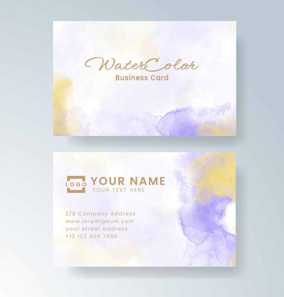 Soft textures giving depth to a business card layout. vector
