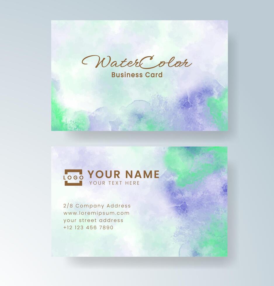 Gentle background art creating a beautiful business card. vector