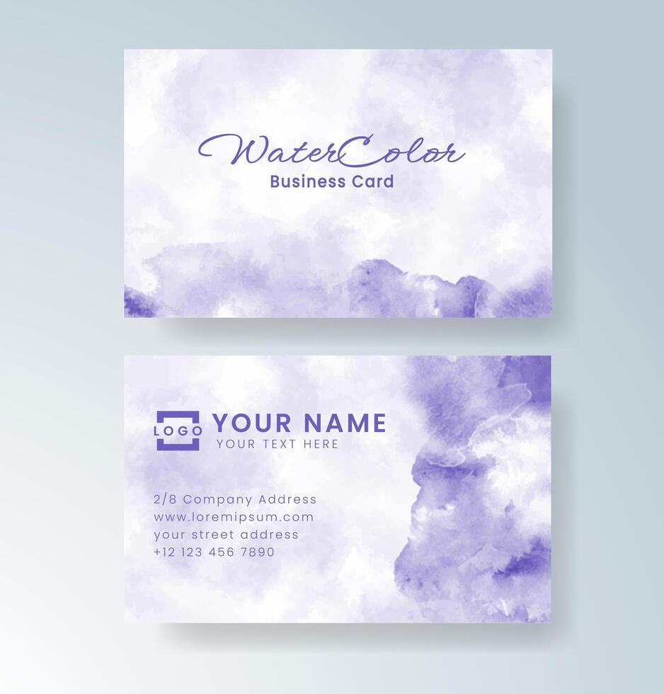 Smooth watercolor fade integrated into card corners. vector