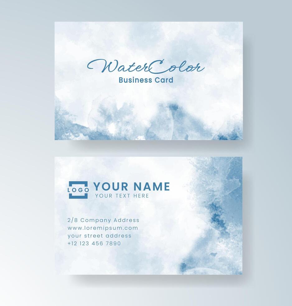Bright watercolor backdrop providing a pop of color to the card. vector