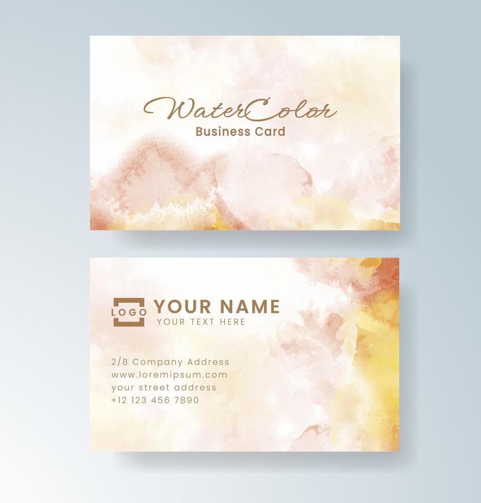 Creative layout with dynamic watercolor accents. vector