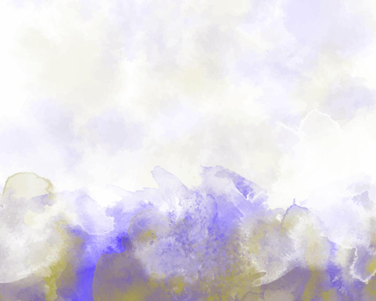 Luminous digital artwork with fluid watercolor abstraction. vector