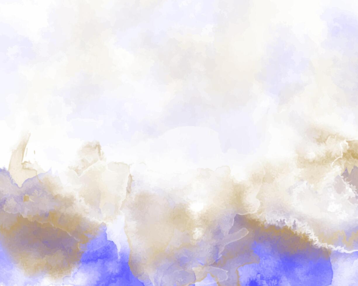 Whirl of colors in abstract watercolor digital design. vector