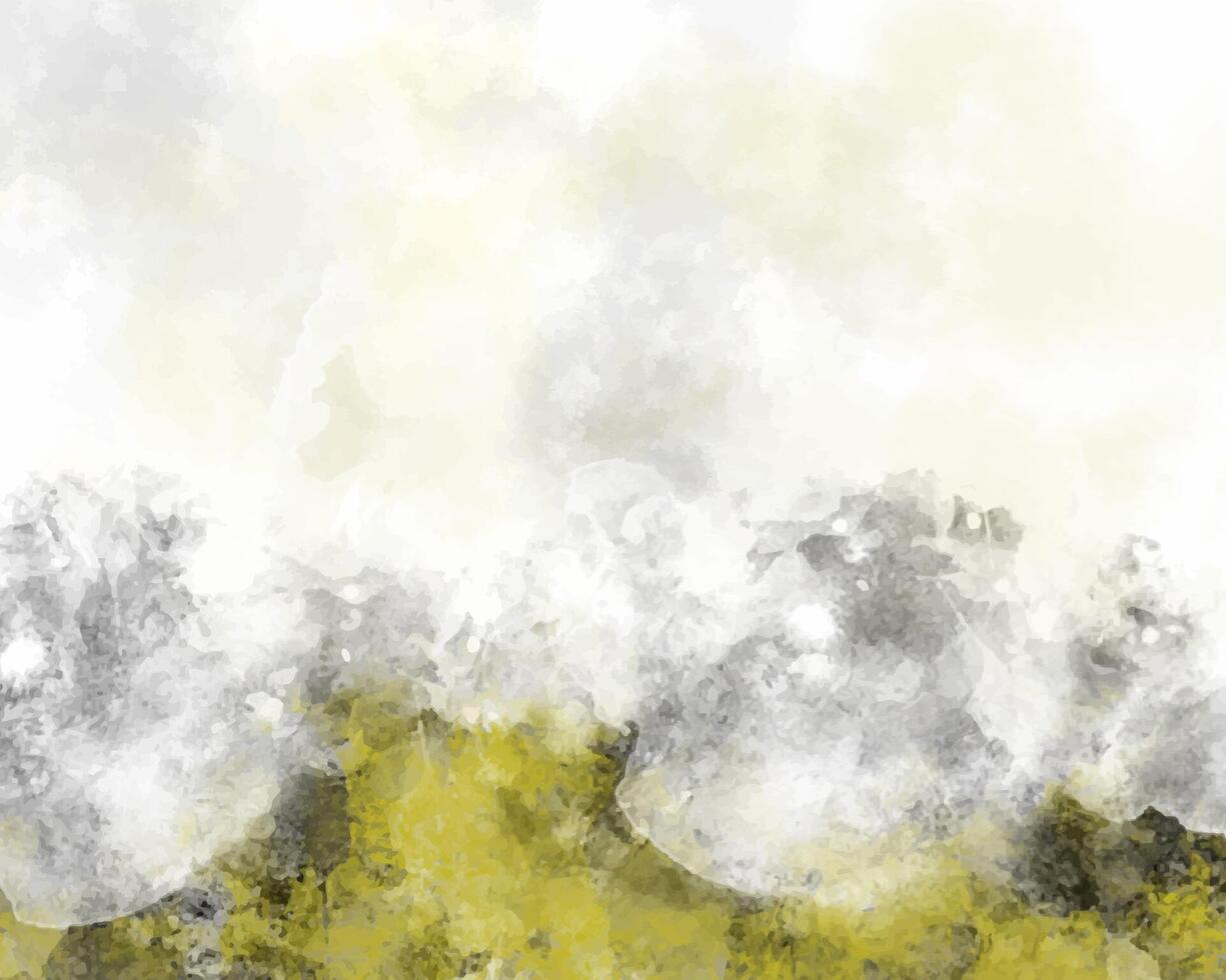 Bold and loose watercolor brushstrokes in digital form. vector