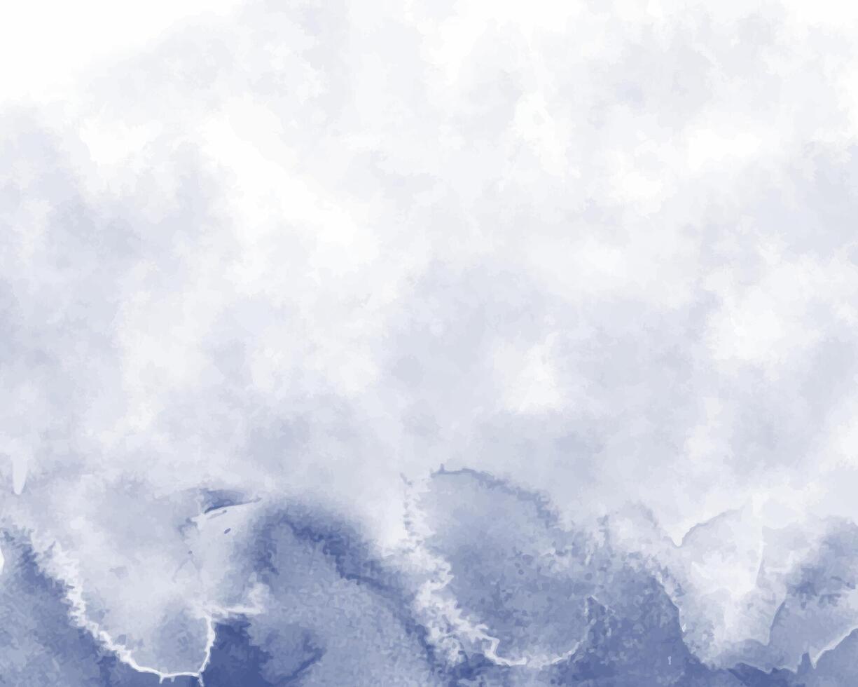 Abstract colorful smears in digital watercolor texture. vector