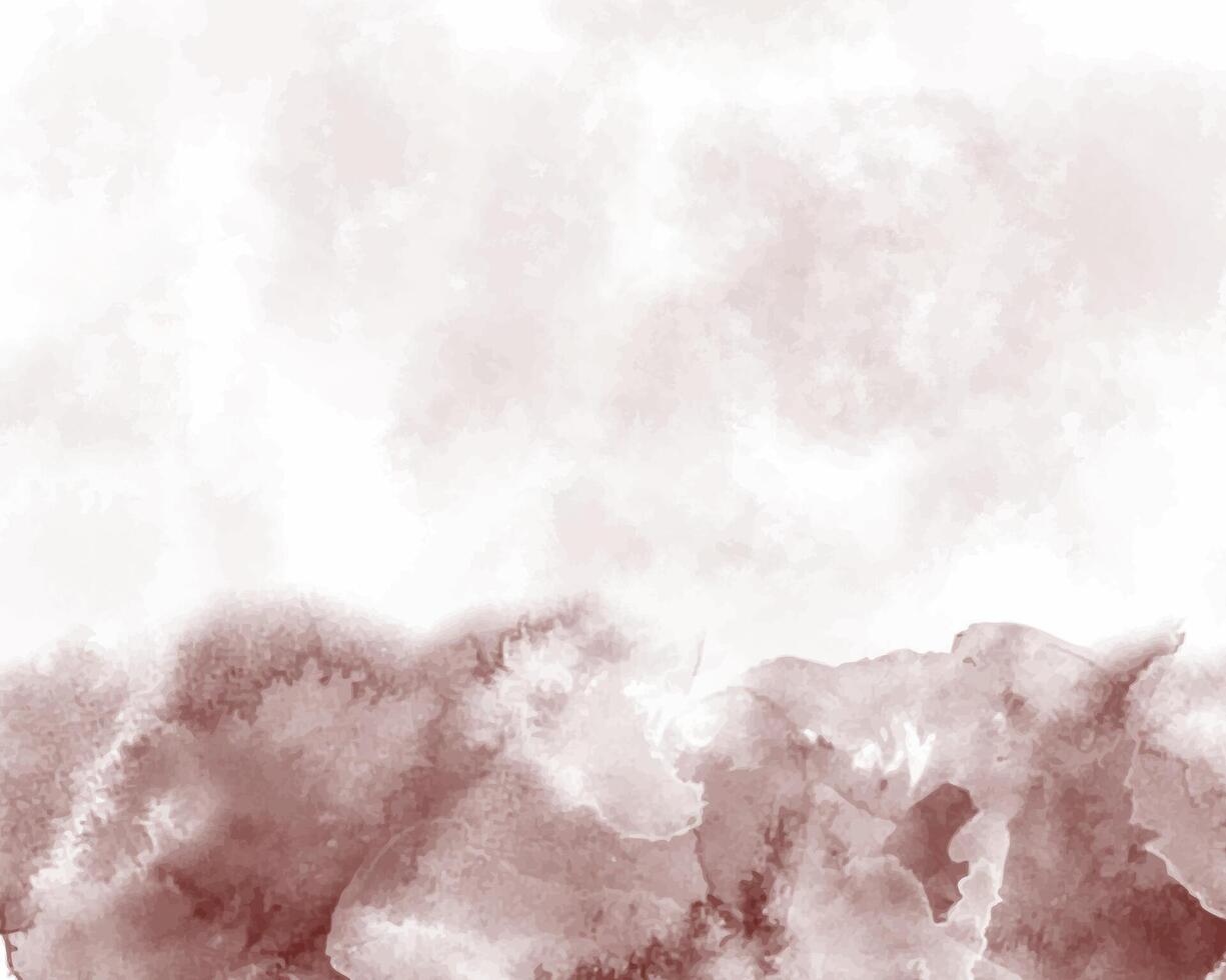 Artistic abstract digital painting with watercolor expression. vector