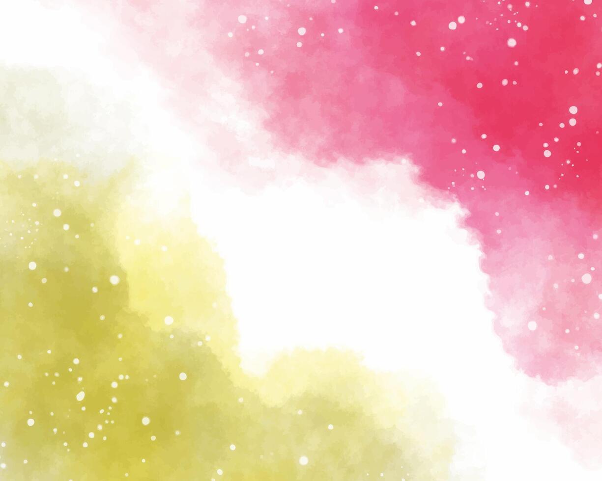 Digital splash art with watercolor textures in abstract layout. vector