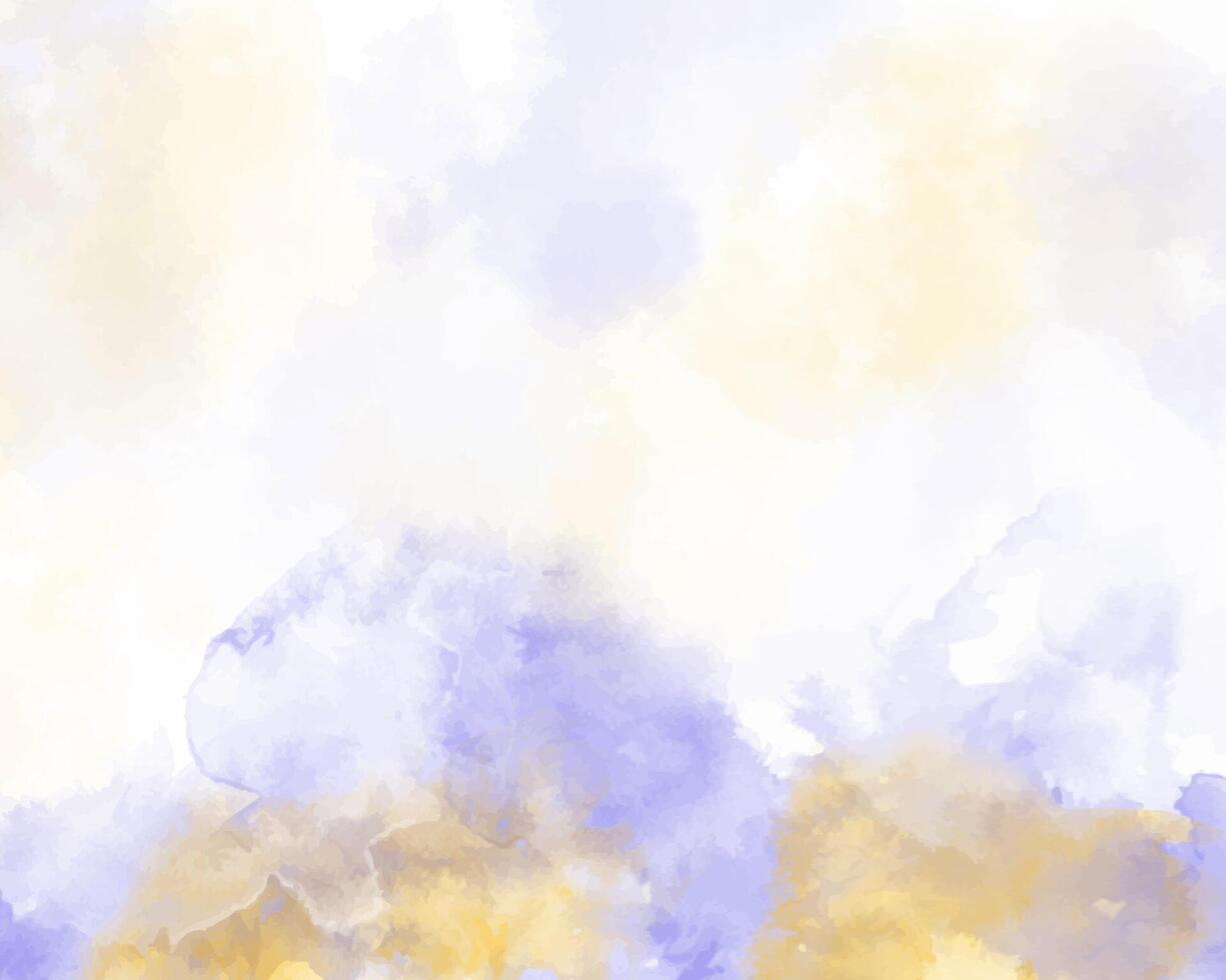 Digital wash of abstract colors in watercolor technique. vector