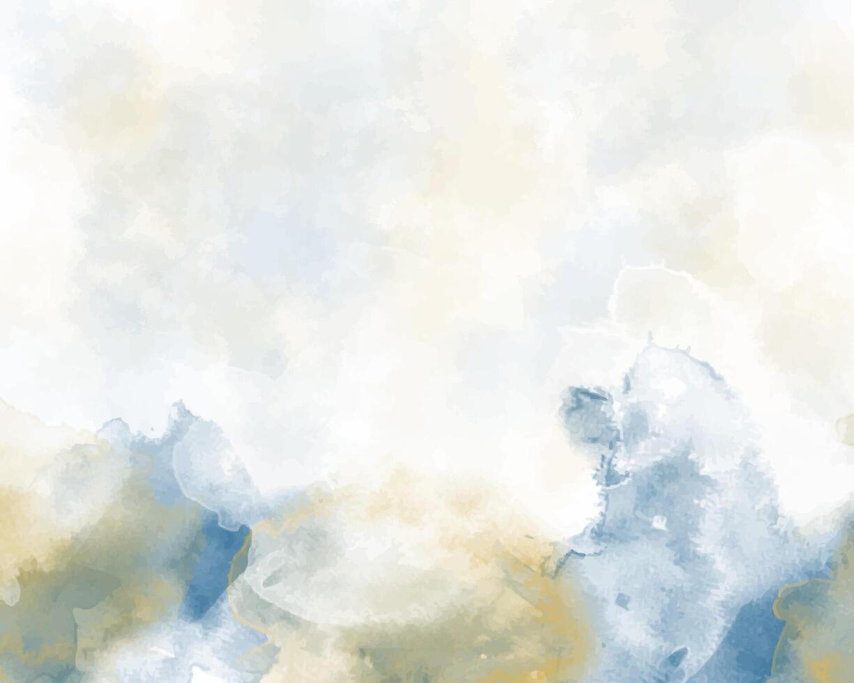 Digital artwork with flowing watercolor tones in abstract form. vector