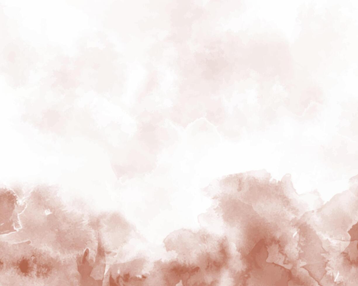 Abstract water-inspired digital painting with watercolor swirls. vector