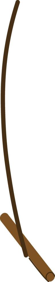 Swing with Wooden Seat Element vector
