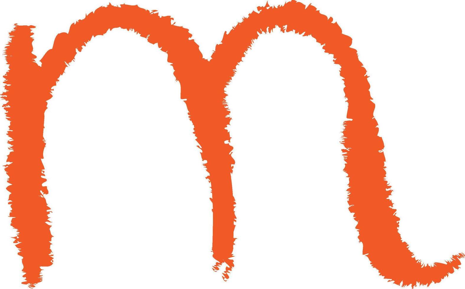 M Letter Chalk Board Alphabet vector