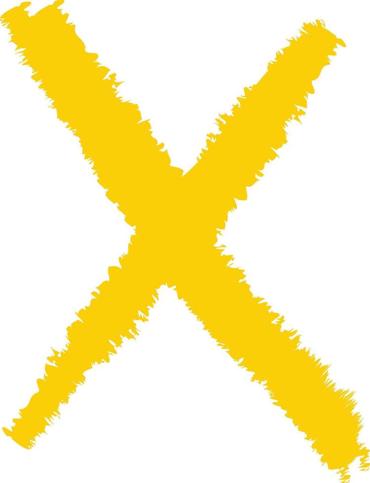 X Letter Chalk Board Alphabet vector
