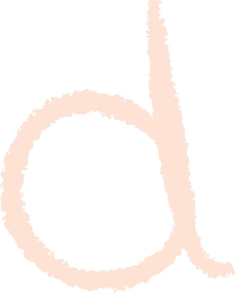 D Letter Chalk Board Alphabet Hand Drawn vector