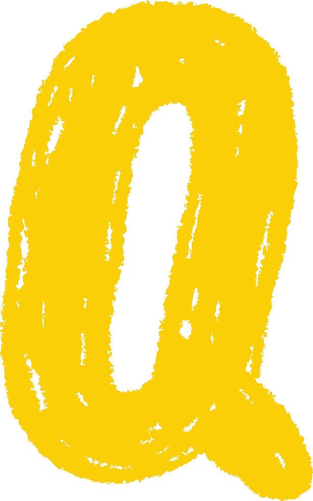Q Letter Chalk Board Alphabet Sign vector