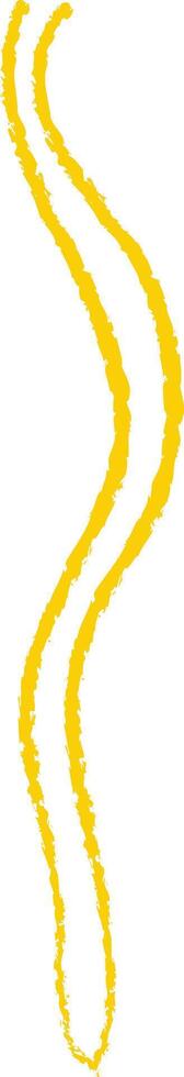 Curved Scribble Line Drawing vector