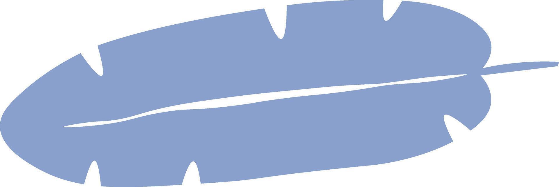 Feather Silhouette with Soft Edges vector
