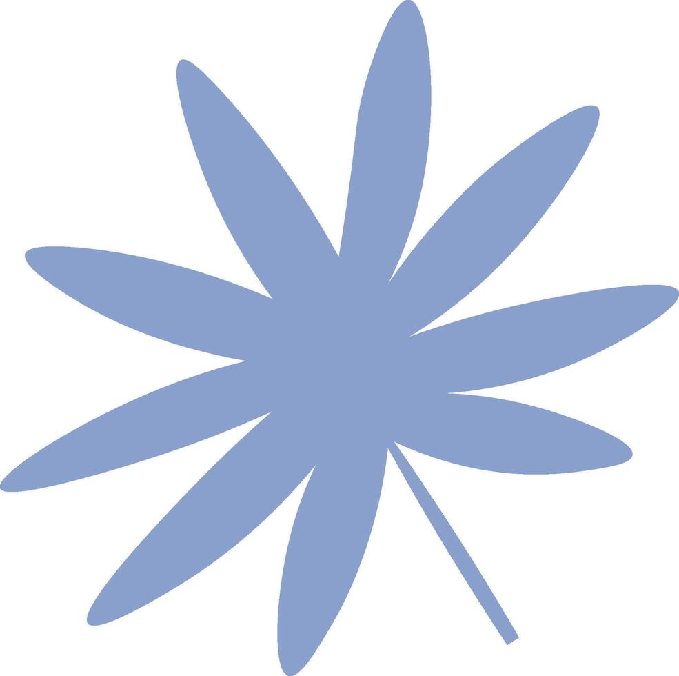 Abstract Leaf Silhouette vector