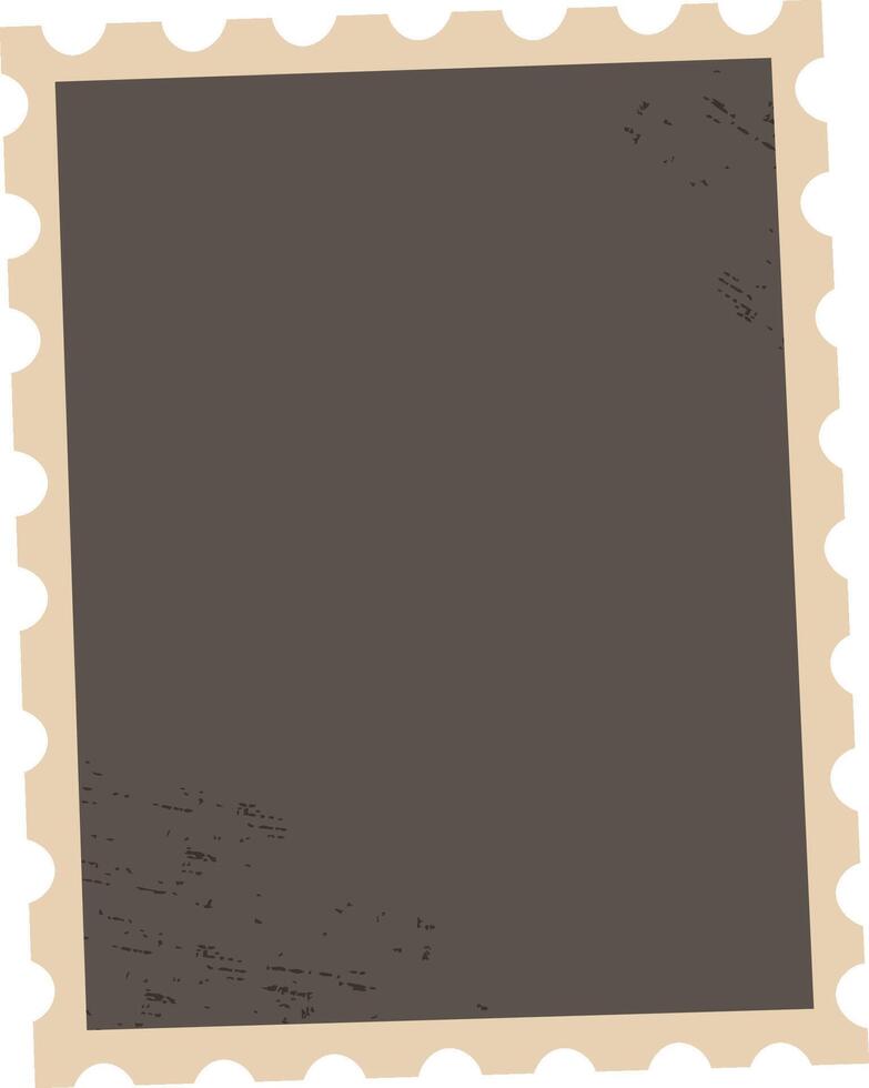 Grunge Postage Stamp Frame vector