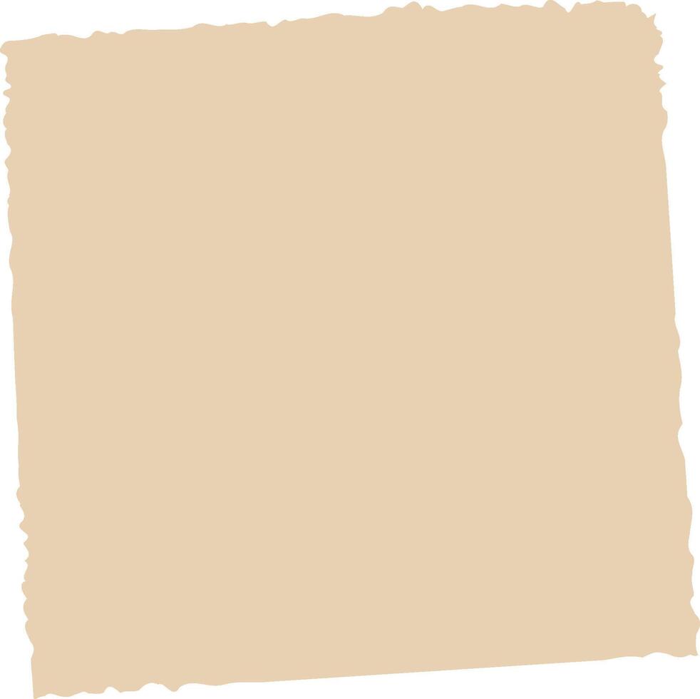 Torn Edge Paper Square vector