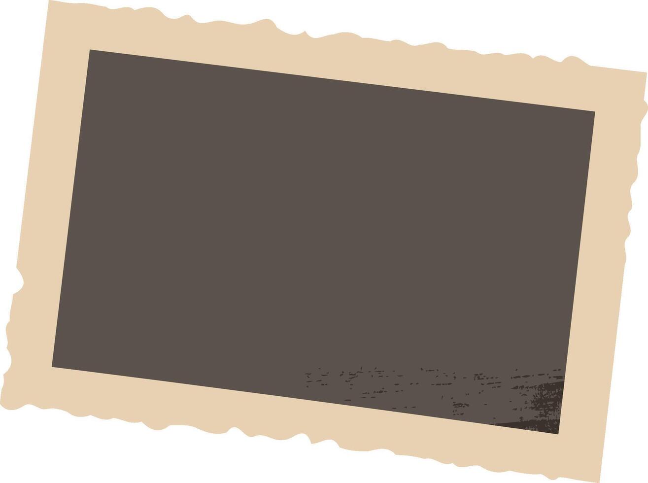 Grunge Paper Photo Frame vector