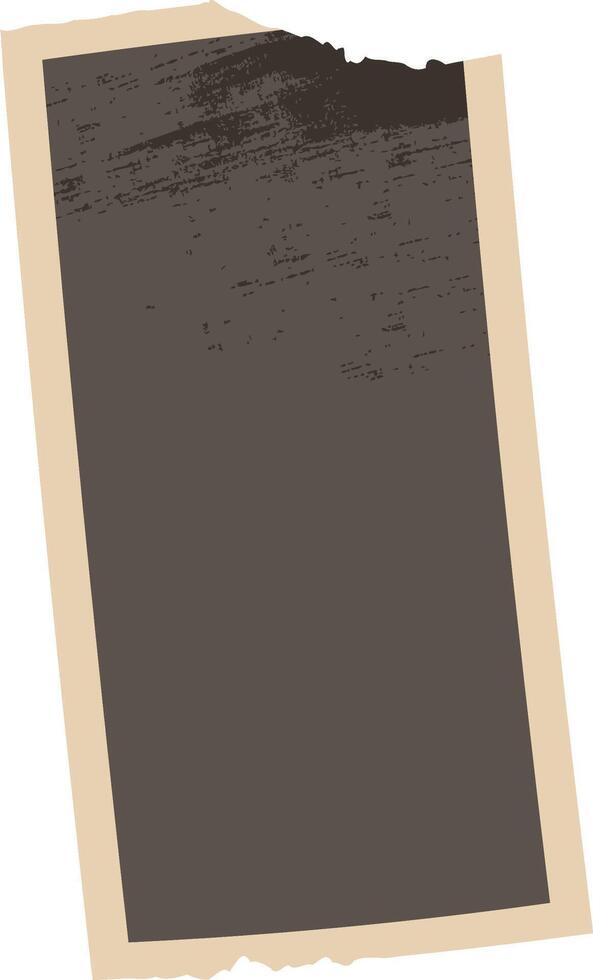 Grunge Torn Paper Frame vector